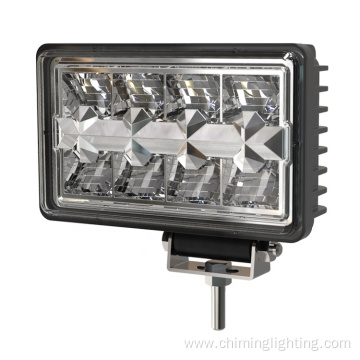 6Inch 40w square spot beam 180 rotation heavy-duty led agriculture work light ECER10 IP67 construction work light
